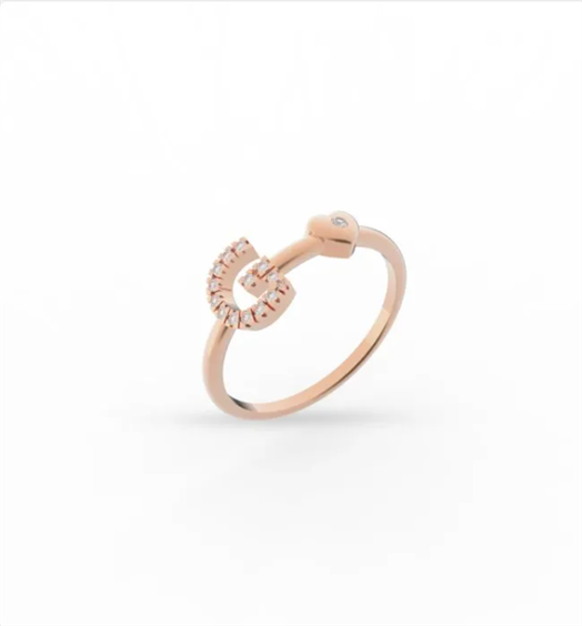 Anillo Buonocore Mujer in Oro rosa Diamante 0.08 Ct 012A-G-DP - 012A-G-DP